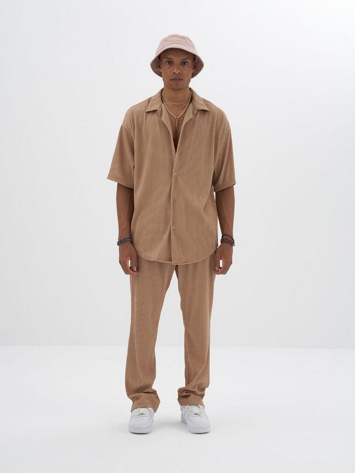 COFI Casuals Freizeitanzug Set Hemd und Hose plissiert Anzug Herren von COFI Casuals