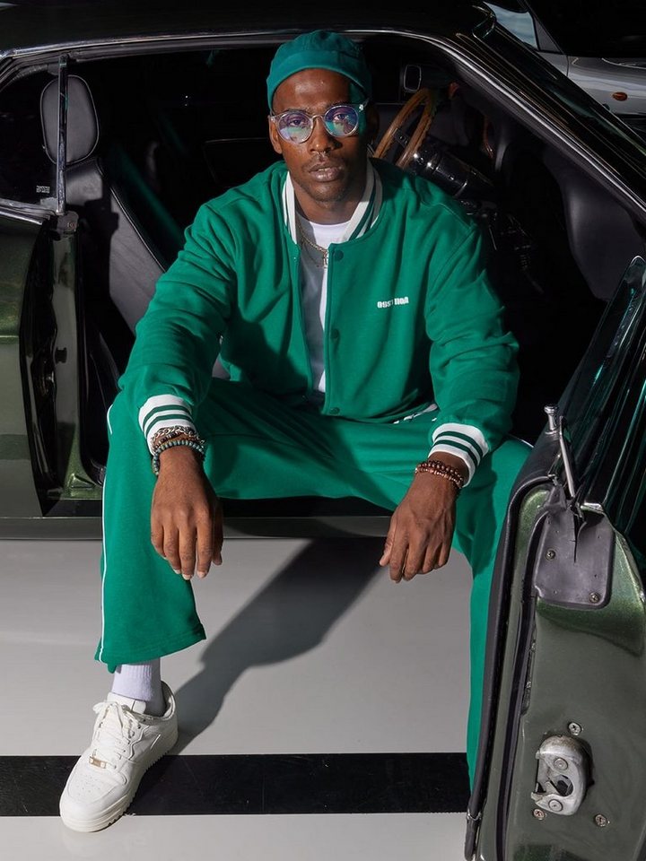 COFI Casuals Freizeitanzug Set Hose Jacke Baseballkragen Anzug von COFI Casuals