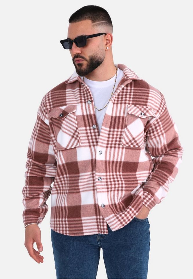 COFI Casuals Hemdjacke Herren Fleece Hemdjacke von COFI Casuals