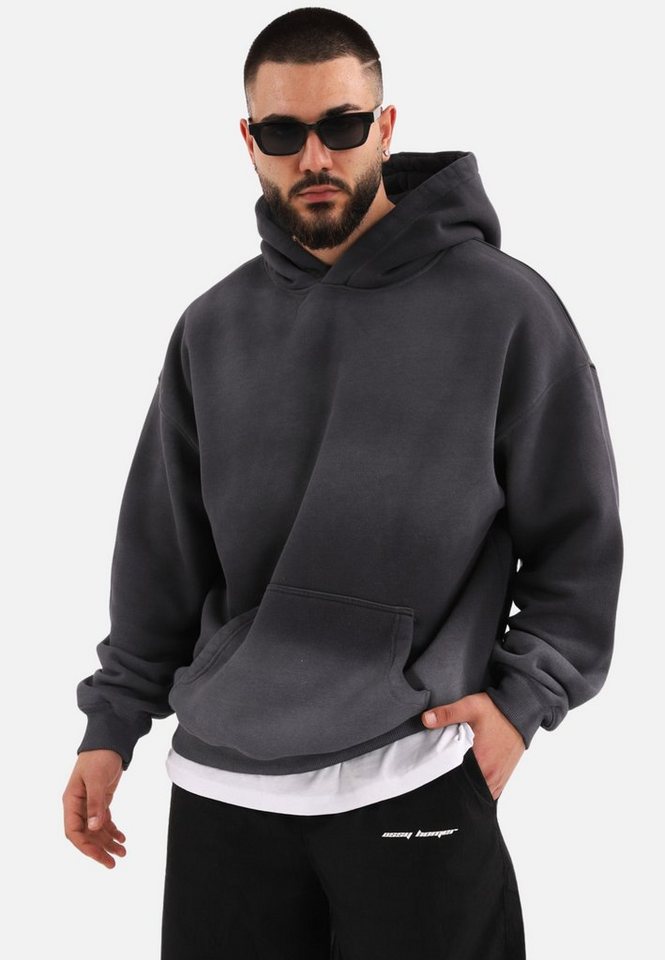 COFI Casuals Hoodie einfarbiger Spray Basic Oversized Hoodie von COFI Casuals