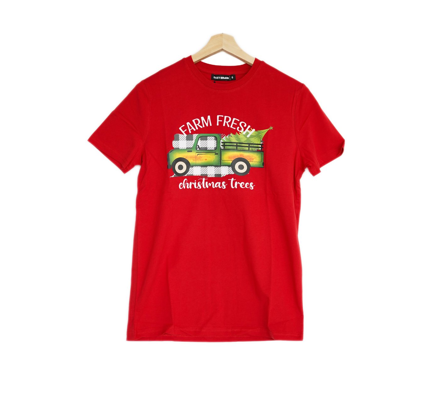 COFI Casuals Rundhalsshirt Weihnachs-T-shirt in Rot - Unisex, 100% Baumwolle (1-tlg) von COFI Casuals