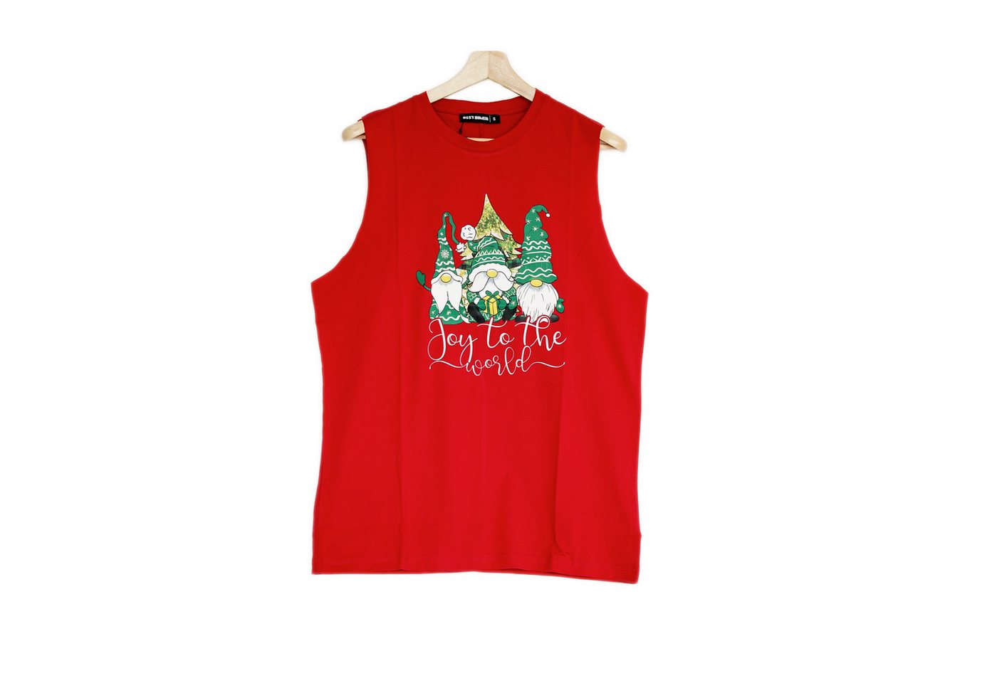 COFI Casuals Rundhalsshirt Weihnachs-T-shirt in Rot - Unisex, 100% Baumwolle (1-tlg) von COFI Casuals