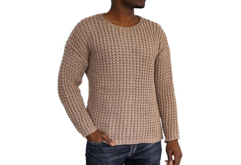COFI Casuals Strickpullover Casual Herren Strickpullover mit Rundhals-Ausschnitt von COFI Casuals