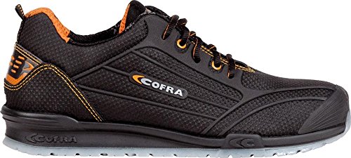 COFRA Moderner Sicherheitshalbschuh S3 SRC Cregan Aus der Beliebten Running Reihe (42, Dunkelbraun) von COFRA