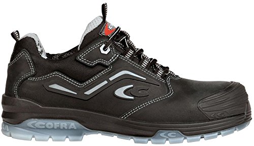 COFRA Sicherheitsschuhe Monet und Giotto Black S3 SRC, Sicherheitsstiefel aus der Wellnes Reihe (42 EU, Niedrig) von COFRA