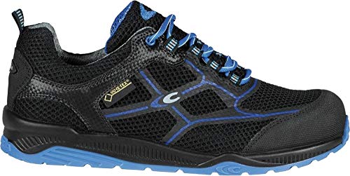 COFRA Sicherheitsschuhe Touchdown S3 WR SRC extrem atmungsaktiv aus der neuen Challange Reihe, Goretex (43 EU, schwarz-blau) von COFRA