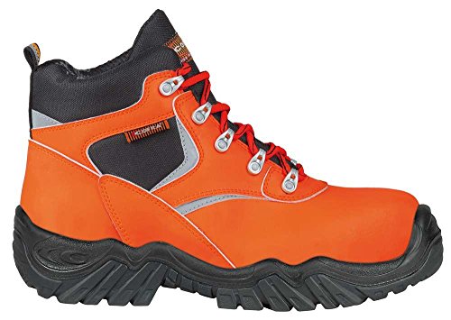 COFRA Warnschutz Sicherheitsschuhe EVIDENT und Luminous S3 HI HRO SRC (43, Warn-Orange) von COFRA