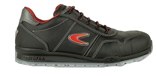 COFRA moderner Sicherheitsschuh, ZATOPEK S3 SRC, im Sneaker-Look (40, schwarz) von COFRA