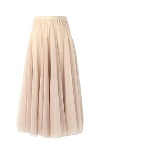 Damen Lang Tüllrock Röcke für Damen Prinzessin Ballettrock A-Linie Unterrock für Karneval Hochzeit Party (O) von COGOALL