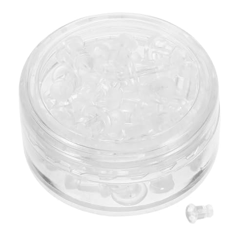 COHEALI 1 Schachtel Transparente Silikon Ohrstecker Rückseiten Box Elastische Ohrringverschlüsse für Schwere Ohrringe Sicherer Halt DIY Schmuckzubehör für Damen und Piercing Stopper COHEALI 1 Schachtel Transparente Silikon Ohrstecker Rückseiten Box Elastische Ohrringverschlüsse für Schwere Ohrringe Sicherer Halt DIY Schmuckzubehör für Damen und Piercing Stopper von COHEALI