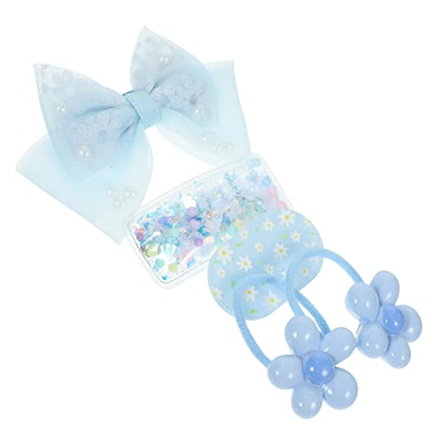 COHEALI 1 Satz Haarschmuck Haarspange Für Mädchen Treibsand-haarspangen Mesh-haarschleife Candy Haarspangen Blumen-haarspange Cartoon-haarspange Klemme Kleines Mädchen Kleinkind von COHEALI