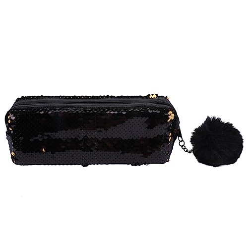 COHEALI 1 Stück Federmäppchen Pailletten-Pencilcase Make-Up-Pencilcase Kulturbeutel Für Make-Up-Taschen Für Damen Beutel Für Damen Glitzer-Schreibwarenbeutel von COHEALI