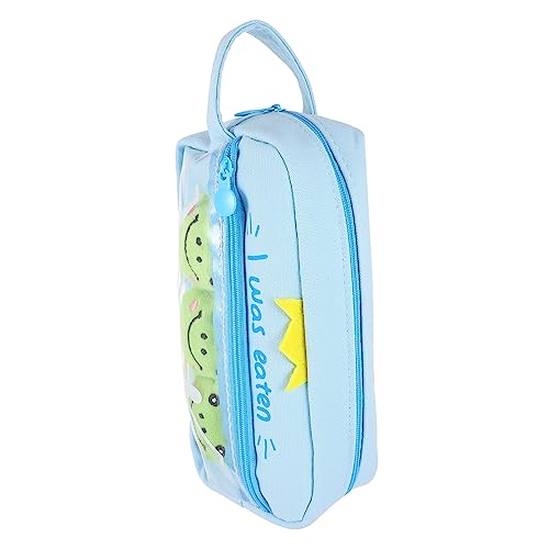 COHEALI 1Stk Cartoon-Frosch-Federmäppchen durchsichtiges Federmäppchen Tasche für Zeichenstifte briefpapier Kinder Geschenke für Kinder Schreibwarenetui Bezauberndes Federmäppchen Mode von COHEALI