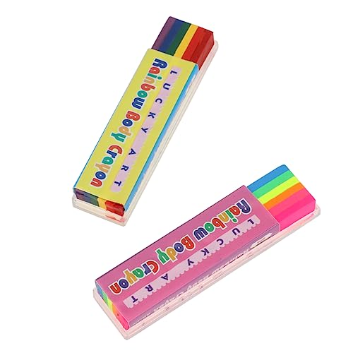 COHEALI 2st Stift Malen Buntstifte Malen Regenbogenfarben Buntstifte Modell Buntstifte Stift Für Ölfarbe Gesichts-kit Marker Für Farbstifte Malset Halloween Kind Gesichtsmalerei von COHEALI