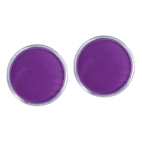 COHEALI 2st Wasser Lösliche Farbe Gesicht Gesichtsfarbe Halloween-partyzubehör Körperbemalung Farbe Schminkwachs Halloween Make-up Halloween-ölfarbe Violett Kitt Gemalt Plastisches von COHEALI