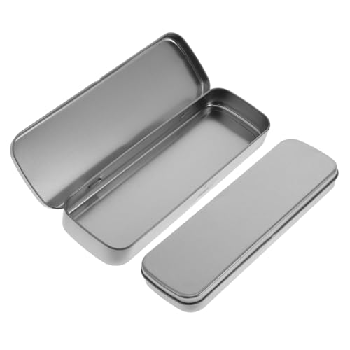 COHEALI Federmäppchen Für Kinder Metall Federmäppchen Mit Fensterdesign Farbe Silber Einzelner Stifthalter Aufbewahrung Von Schulbedarf von COHEALI