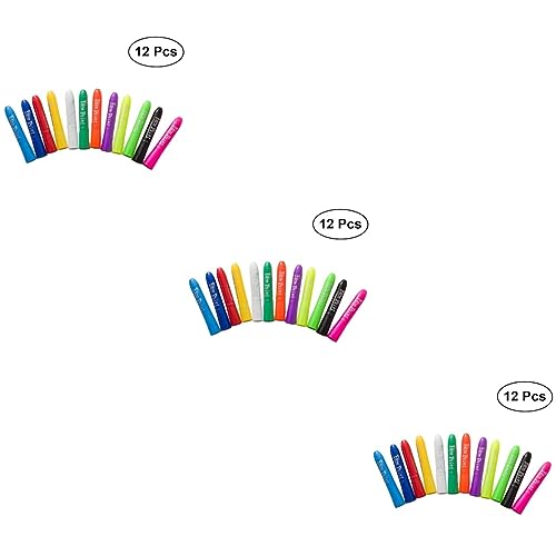 COHEALI 3 Stück 12 Wachsmalstifte Gesichtsmalstifte Gesicht Buntstifte Make-up Gesichtsfarbe Malen Gesichtsfarbe Buntstifte Gesichts- Und Körperstifte Bilden Lieferungen von COHEALI