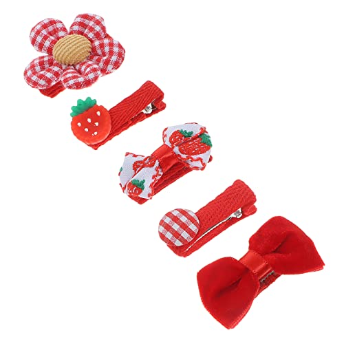 COHEALI 5st Eine Wortklemme Cartoon-haarnadel Bowknot-haarspangen Baby-haarspangen Alligator-haarnadeln Für Kinder Haarschmuck Für Kinder Kawaii Haarspangen Klein Kopfbedeckung Mädchen von COHEALI