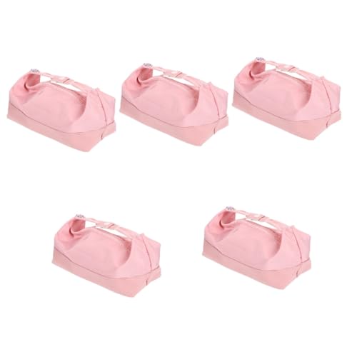 COHEALI 5st Mäppchen Etui Kosmetische Reisetasche Schulzubehör Kawaii Schulmaterial Kulturbeutel Makeup Tasche Schreibwarentasche Mit Reißverschluss Taschen Polyester Mädchen Gut Aussehend von COHEALI