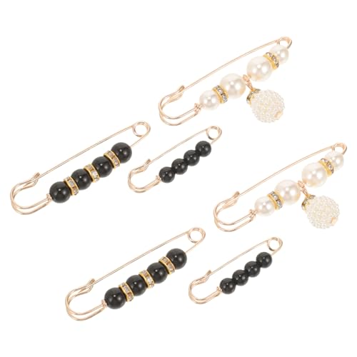 COHEALI 6 Stück Teiliges Set Perlen Sicherheitsbrosche Hosenbundstraffer für Damen Eleganter Clip für Pullover Schals und Shirts Modischer Waist Tightener für Passform COHEALI 6 Stück Teiliges Set Perlen Sicherheitsbrosche Hosenbundstraffer für Damen Eleganter Clip für Pullover Schals und Shirts Modischer Waist Tightener für Passform von COHEALI