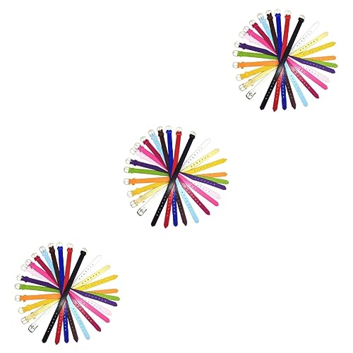 COHEALI 60 Stk Einfaches Armband Damen Armband Armbänder Für Frauen Armband Aus Leder Armband Aus Kunstleder Frauen Armband Lederarmband Armband Basteln Fräulein Buchstabe Schmuck von COHEALI