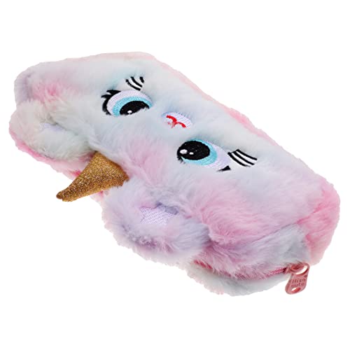 COHEALI Federmäppchen Einhorn Federmäppchen Mit Einhorn Kawaii Schreibwarentasche Reise-Make-up-Taschen Etui Für Federmäppchen Cartoon Federmäppchen Tier Plüsch Mädchen Großer Bleistift von COHEALI