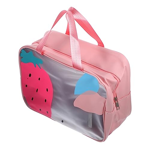 COHEALI Klare Make-Up-Taschen Für Frauen Badeanzug Reise-Toilettenartikel Reise-Make-Up-Tasche Tragbare Reisetasche Badetasche Reißverschlusstasche von COHEALI