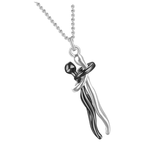 COHEALI Schicke Halskette Anhänger für Damen und Herren Eleganter Partner Schmuck Valentinstag Langlebiges Material Design Modisches Accessoire für Besondere Anlässe von COHEALI