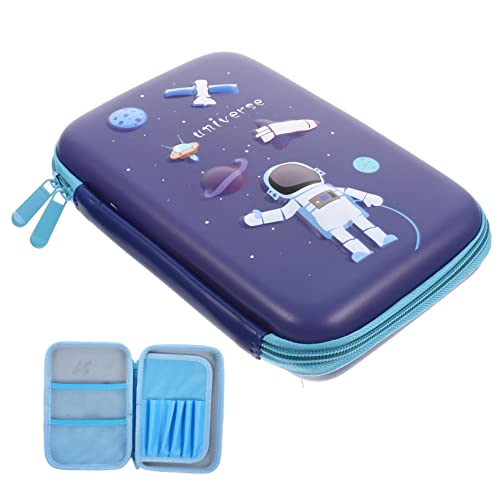 COHEALI Schreibwaren-Box federmäppchen Children Suitcase Pencil Pouch Bleistiftbox für Mädchen Schulbedarf für den Kindergarten Hohe Kapazität Aufbewahrungstasche Männer und Frauen Eva von COHEALI