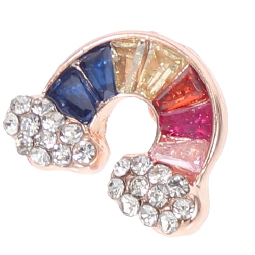 COHEALI Silikon Smartwatch Armband Charm aus Premium Legierung Filigrane Dekorative Uhrenarmband Mini Verzierung Farbiger Schmuck für Damen und Herren Passend für Gängige Uhrenarmbänder von COHEALI