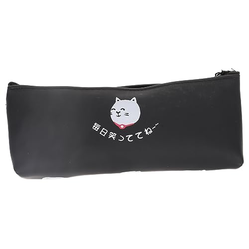 COHEALI Katzen-federmäppchen Katzen-Make-up-Tasche Entzückende Bleistifttasche Werkzeugtaschen Mit Reißverschluss Bleistifthalter PVC-gelee-kleber Student Lagerzubehör Multifunktion von COHEALI