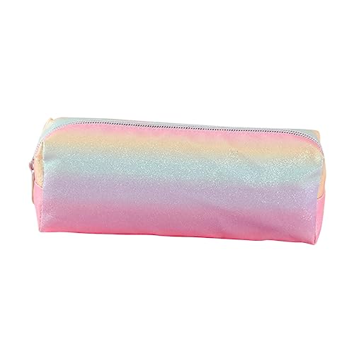 COHEALI kleines Federmäppchen Schreibwarentasche kleine Bleistifttasche schreibwaren Organizer Pen Pouch Glitzer Bleistiftbeutel Bleistift Aufbewahrungstasche Hohe Kapazität Schulmaterial von COHEALI