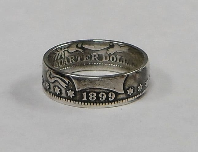 "Coin-Ring Aus Barbier-Viertel Von 1800, Grösse 11-21" "Coin-Ring Aus Barbier-Viertel Von 1800, Grösse 11-21" von COINRINGSandTHINGS