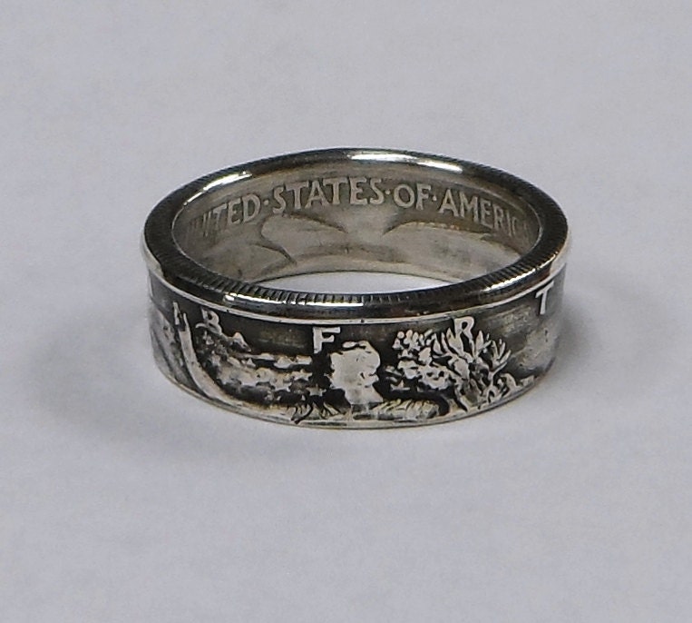 Coinring "Handmade" Aus Walking Liberty Silver Half Dollar in Den Grössen 9-14 Jahre 1936-1947." Coinring "Handmade" Aus Walking Liberty Silver Half Dollar in Den Grössen 9-14 Jahre 1936-1947." von COINRINGSandTHINGS