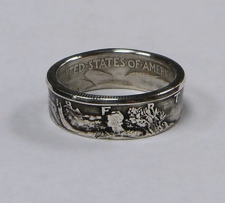 Coinring "Handmade" Aus Walking Liberty Silver Half Dollar in Den Grössen 9-14 Jahre 1936-1947." von COINRINGSandTHINGS