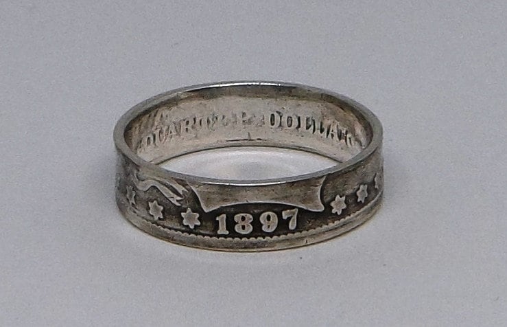 Ring Handarbeit Ab 1800 Silver Barber Us Quarter Münze Größe 3-8 Ring Handarbeit Ab 1800 Silver Barber Us Quarter Münze Größe 3-8 von COINRINGSandTHINGS