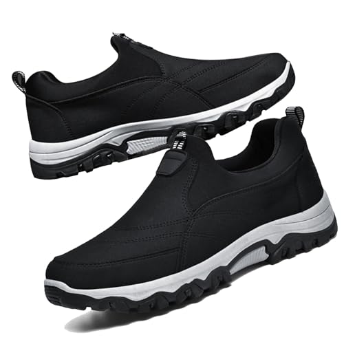 COITROZR Orthopädische Schuhe rutschfeste Wanderschuhe Sportschuhe for Herren Bequeme und Schuhe Freizeitschuhe for Herren (Color : Black, Size : 39 EU) von COITROZR