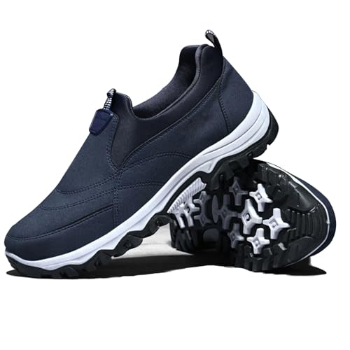 COITROZR Orthopädische Schuhe rutschfeste Wanderschuhe Sportschuhe for Herren Bequeme und Schuhe Freizeitschuhe for Herren (Color : Blue, Size : 42 EU) von COITROZR