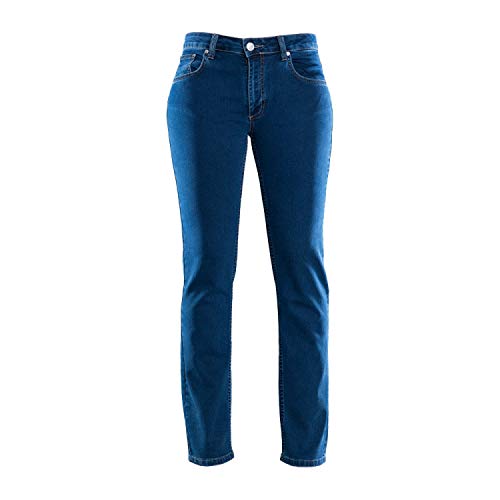 COLAC Damen Jeans Martha in Dark Blue mit Straight Fit mit Stretch, 50W / 32L, Darkblue von COLAC Jeans