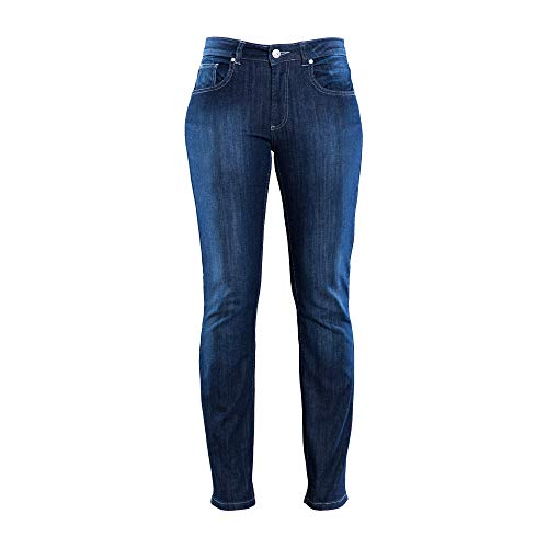 COLAC Damen Jeans Martha in Dark Used mit Straight Fit mit Stretch, 40W / 32L, Darkused von COLAC Jeans