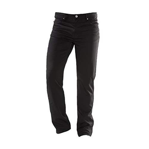 COLAC Herren Jeans Tim in Black Gabardine Straight Fit mit Stretch, 34W / 32L, Blackgabardine von COLAC Jeans