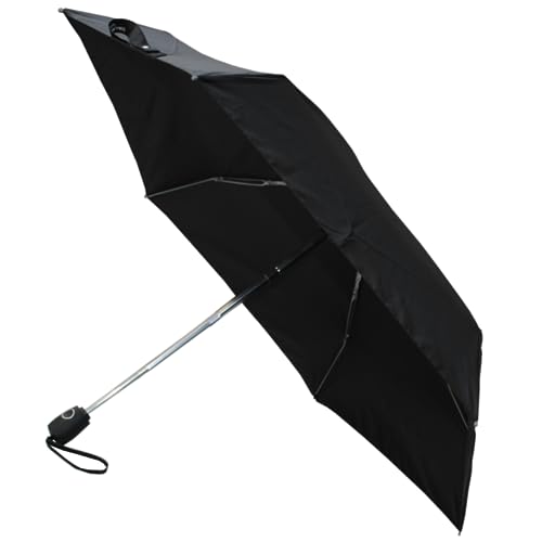 COLLAR AND CUFFS LONDON 21cm 290g Taschenschirm Mini Automatik Klein Leicht - Regenschirm Faltbar Windproof - SELTEN AUTOMATIK AUF UND ZU - Stark Windfest Verstärkt mit Fiberglas - Reise - Schwarz COLLAR AND CUFFS LONDON 21cm 290g Taschenschirm Mini Automatik Klein Leicht - Regenschirm Faltbar Windproof - SELTEN AUTOMATIK AUF UND ZU - Stark Windfest Verstärkt mit Fiberglas - Reise - Schwarz von COLLAR AND CUFFS LONDON