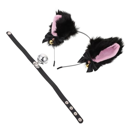 COLLBATH 1satz Katzenohren Stirnband Mit Glocken Und Cosplay Zubehör Für Halloween Und Kostümpartys Leicht Und Langlebig Perfektes Outfit-accessoire Für von COLLBATH