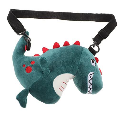COLLBATH Kleiner Dinosaurier Geldbörse Cartoon Geldbörse Für Kinder Plüsch Münztasche Mit Reißverschluss Süße Dino Brieftasche Für Partygeschenke von COLLBATH