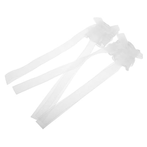 COLLBATH 1 Paar Spitze Armmanschetten Für Damen Abnehmbare Oberarmmanschetten Mit Schleifenverzierung Für Lolita-kleidung Und Cosplay-accessoires von COLLBATH