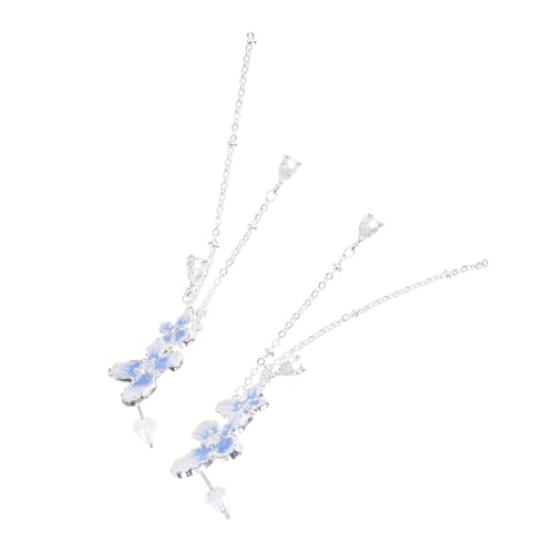 COLLBATH Blumen-ohrhänger Mit Schmetterlings-stecker Glitzer-tropfen-quaste Baumelnder Fee-schmuck Design Für Hochzeit Und Alltag COLLBATH Blumen-ohrhänger Mit Schmetterlings-stecker Glitzer-tropfen-quaste Baumelnder Fee-schmuck Design Für Hochzeit Und Alltag von COLLBATH