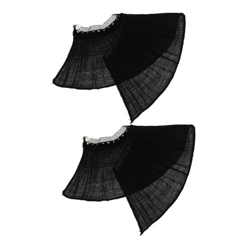 COLLBATH Elegant Damen Handgelenkmanschetten Aus Chiffon Für Hemd Dekorative Abnehmbare Kleidungszubehör Für Pullover Mantel Anzug Bluse von COLLBATH