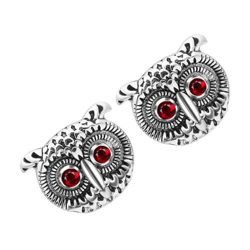 COLLBATH 1paar Katzenaugen Manschettenknöpfe Für Herren Kreative Silber-manschettenknöpfe Für Hochzeiten Und Business Elegantes Accessoire Für Hemden Und Anzüge Teiliges von COLLBATH