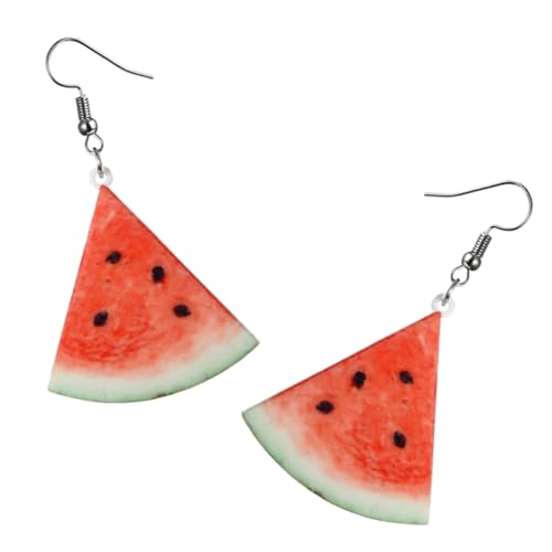 COLLBATH 1 Paar Fruchtige Ohrringe Wassermelonen Design Stilvolle Damen Dangler für Outfit Langlebig Vielseitig Einsetzbar Partys COLLBATH 1 Paar Fruchtige Ohrringe Wassermelonen Design Stilvolle Damen Dangler für Outfit Langlebig Vielseitig Einsetzbar Partys von COLLBATH