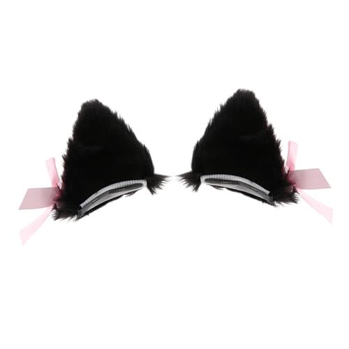 COLLBATH 1 Paar Katzenohr Haarclips Kopfschmuck Für Halloween Party Cosplay Schlichtes Design Leicht Zu Tragen von COLLBATH